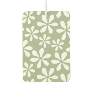 Moderne Blumengestaltung Chic Sage Green Weibliche Autolufterfrischer