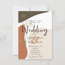 Moderne Blumenhochzeit