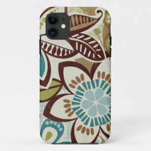 Moderne Blumenmuster iPhone 11 Hülle