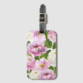 Moderne Blumenmuster Gepäckanhänger
