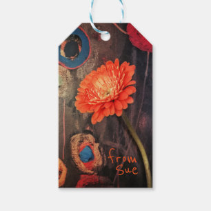 Moderne BlumenName-Geschenk-Umbauten Geschenkanhänger