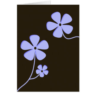 Moderne BlumenSilhouette