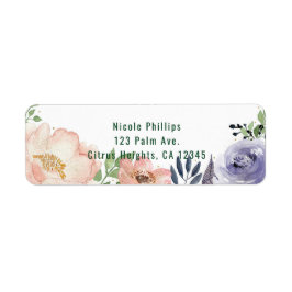 Moderne Blumenwasser Bridal Dusche Einladung