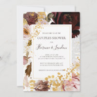 Moderne Blush Bloral | Paardusche Einladung