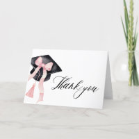 Moderne Blush Pink Bow Coquette Graduation Cap