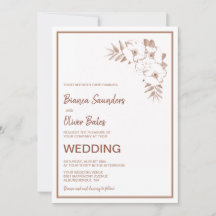 Moderne Blush Pink Floral Wedding