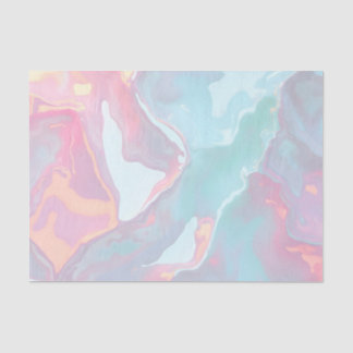 Moderne Blush Pink Soft Mint Gold Luxus-Kollektion Seidenpapier