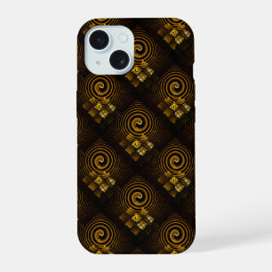Moderne Bohème Élégant Motif d'Art Abstrait Doré #