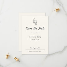 Moderne Bohemian Wüstenromanze | Save the Date