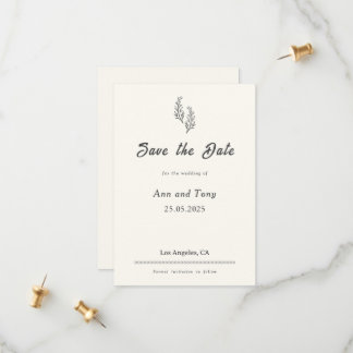 Moderne Bohemian Wüstenromanze | Save the Date
