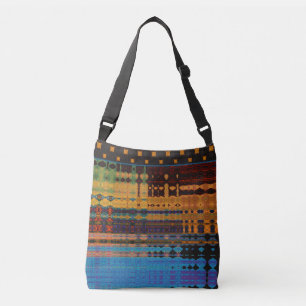 Moderne böhmische Büchertasche mit Tasche