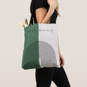 Moderne Boho-Abstraktion Tasche