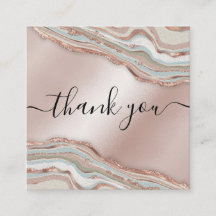 moderne boho agate danke für Ihre bestellung sq