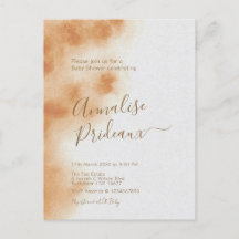 Moderne Boho Aquarell Gefärbte Krawatte Beige Baby