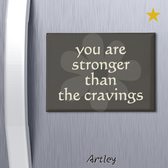 Moderne Boho Blume Gewicht Verlust Motivierend Küh Magnet (Von Creator hochgeladen)