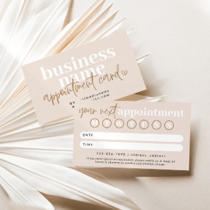 Moderne Boho Erinnerung Card Terminkarte
