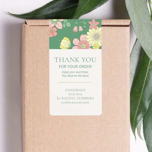 Moderne Boho Floral Packaging (Von Creator hochgeladen)