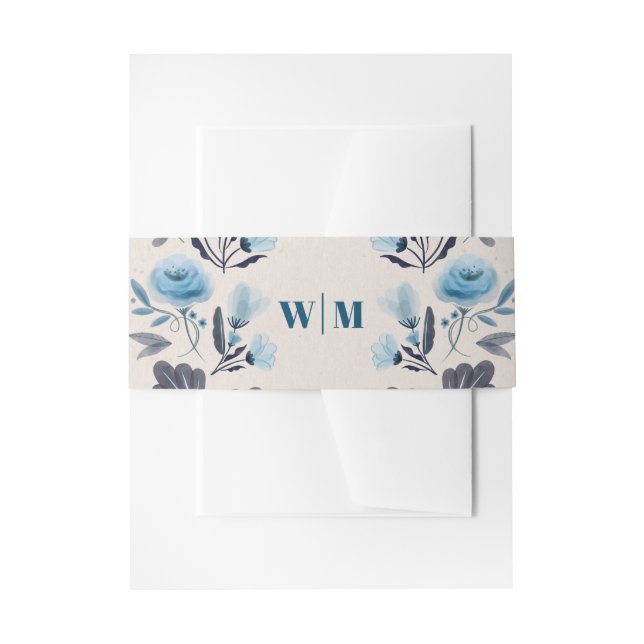 Moderne Boho Folk Hochzeitseinladung Einladungsbanderole (Vorderseite Beispiel)