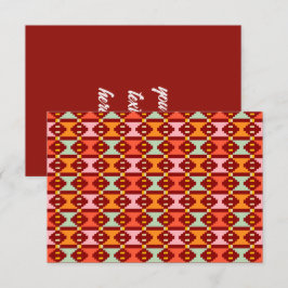 Moderne Boho-Geometrie Dankeskarte