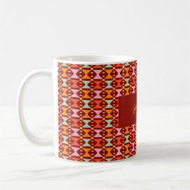 Moderne Boho-Geometrie Kaffeetasse