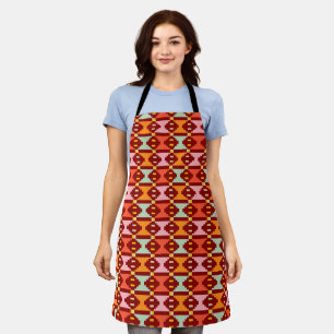 Moderne Boho-Geometrie Schürze