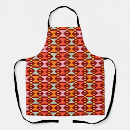 Moderne Boho-Geometrie Schürze