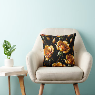 Moderne Boho Gold Rose Collection Kissen