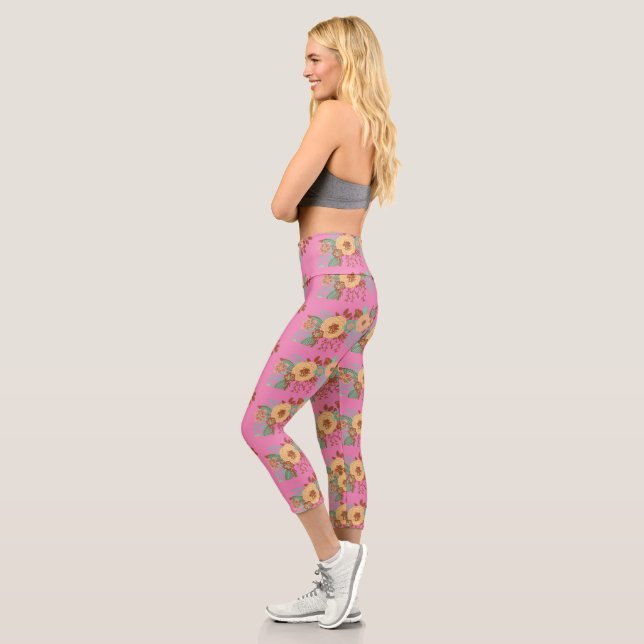 Moderne Boho-Wohngestaltung Capri Leggings (Links)