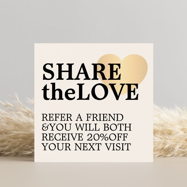 Moderne Bold Faux Gold Heart (Créateur téléchargé)