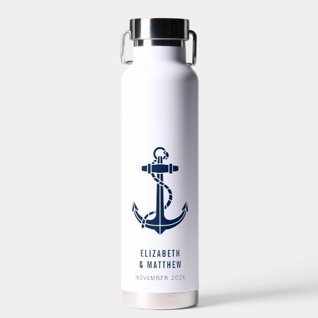 Moderne Bootsanker Anpassung Trinkflasche (Vorne)