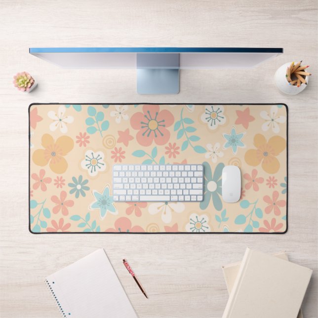 Moderne Botanique Sans Seamless Motif mignon Flora (Bureau 1)