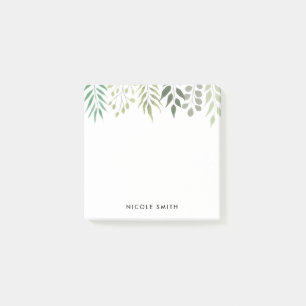 Moderne botanische Blätter Post-it Klebezettel