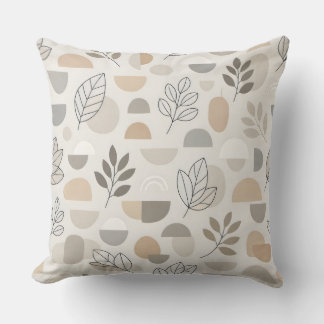 Moderne botanische Harmonie Kissen