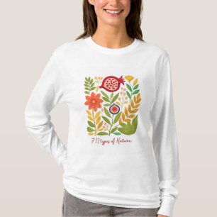 Moderne botanische Illustration T-Shirt