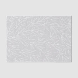 Moderne Botanische Leaf-Silberhochzeit Seidenpapier