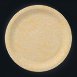 Moderne Botanische Papierplatte aus Gold Pappteller<br><div class="desc">Moderne Teller aus botanischem Muster aus Gold.</div>
