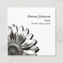 Moderne Botanische Sonnenblume | Professionelle Ma