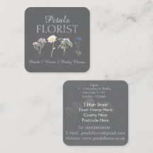 Moderne Boutique-Blumenladen-Branding Quadrat