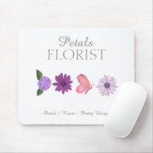 Moderne Boutique-Floristik-Geschäftsbranding-Büro