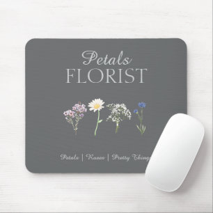 Moderne Boutique-Floristik-Geschäftsbranding-Büro Mousepad