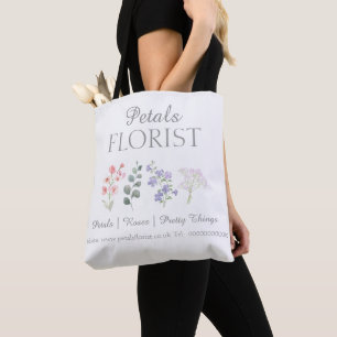 Moderne Boutique-Floristik-Unternehmensmarke Tasche
