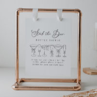 Moderne Bow Drinks Stock die Bar Flasche Raffle Ze