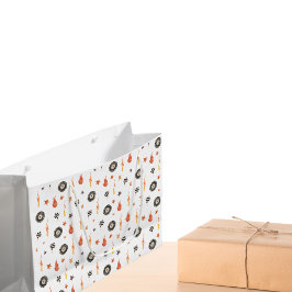 Moderne Boys Trucks Racing Schachbretts Aquarell Große Geschenktüte