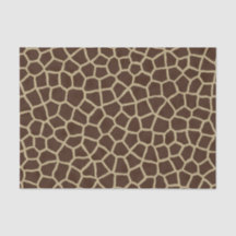 Moderne braune Beige Giraffe Tiergeometrie