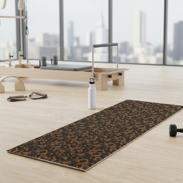 Moderne braune Schildpatt-Optik stilvoll Yogamatte