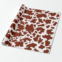 Moderne braune weiße Kuhhaut Textur Tierdruck