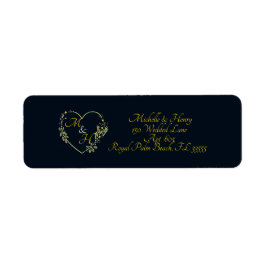 Moderne Braut & Groom Hochzeitsumgebung Rückkehr