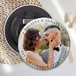 Moderne Brautgroom Einfaches Foto Hochzeit Flaschenöffner<br><div class="desc">Fügen Sie Ihrer Hochzeit die Touch der Fertigstellung mit diesen modernen und einfachen Foto Flaschenöffner hinzu. Perfekt als Gastgeschenke Hochzeit für alle Ihre Gäste . Passen Sie diese Hochzeitsflaschenöffner mit Ihrem Lieblings-Verlobung-Foto, frisch vermähltem Foto an und personalisieren Sie mit Name und Datum. In unserer Hochzeitskollektion finden Sie passende Gastgeschenke Hochzeiten,...</div>