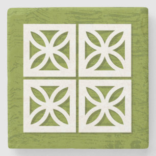 Moderne Breeze aus dem Mittelalter blockiert Limon Steinuntersetzer