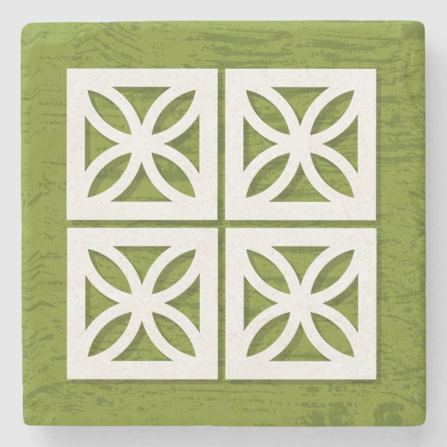Moderne Breeze aus dem Mittelalter blockiert Limon Steinuntersetzer (Vorderseite)